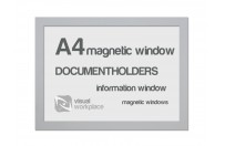 Magnetic windows A4 | Silver-gray