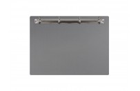 Magnetic ring binder clipboard A4 - landscape | Gray