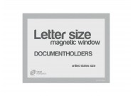 Magnetic windows Letter (US size) | Silver-gray