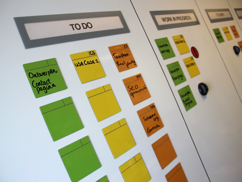 Scrum Post-its - TnP Visual Workplace