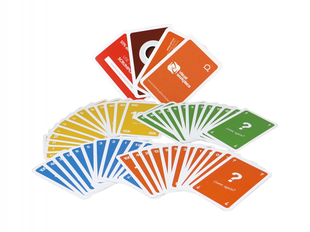 Koor vertalen doneren Scrum Planning Poker cards (English) - TnP Visual Workplace