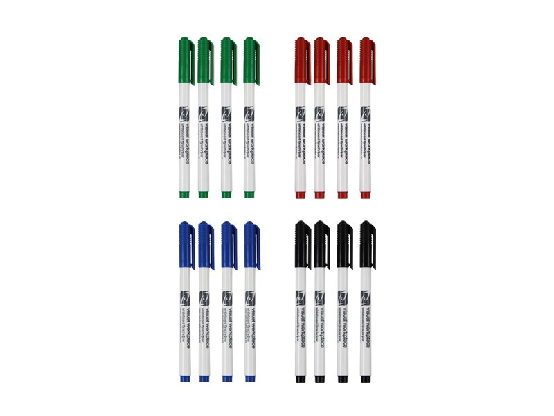 Fine tip whiteboard markers (single colour) TnP Visual Workplace
