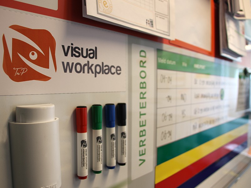 Fine tip whiteboard markers (various colours) - TnP Visual Workplace