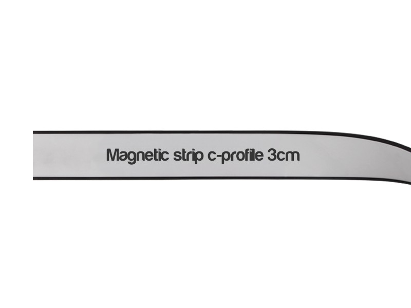 Magnetic strip c-profile 3x100cm - TnP Visual Workplace