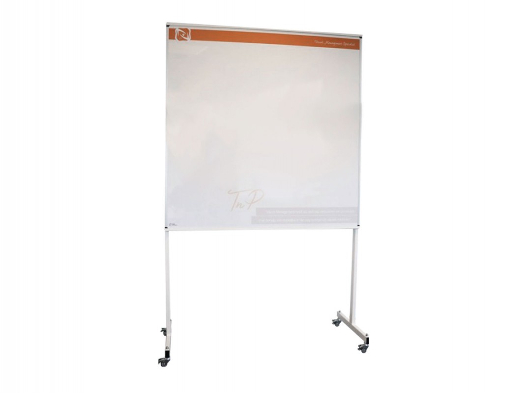 Mobile whiteboard stand120x90cm - TnP Visual Workplace