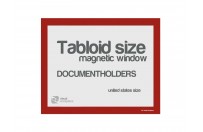 Magnetic windows Tabloid (US size) | Red