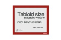 Magnetic windows Tabloid (US size) | Red