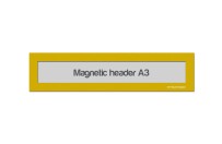 Magnetic window A3 headers | Yellow