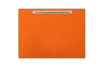 Magnetic ring binder clipboard A3 - landscape | Orange