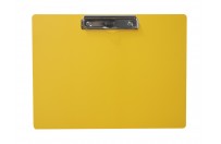 Clipboard magnetic A4 incl. paper clip (landscape) | Yellow