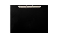 Magnetic ring binder clipboard A3 - landscape | Black