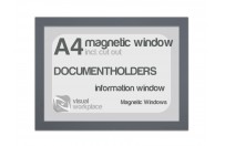 Magnetic windows A4 (incl. cut out) | Gray