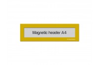 Magnetic Window A4 headers | Yellow