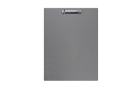 Magnetic ring binder clipboard A4 - portrait | Gray