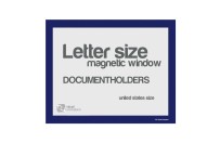 Magnetic windows Letter (US size) | Blue