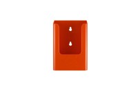 Leaflet holder magnetic A6 - portrait (colour) | Orange