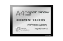 Magnetic Window A4 erasable | Black