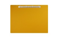 Magnetic ring binder clipboard A3 - landscape | Yellow