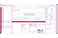 Personnel board | Example JBZ (240x120cm)