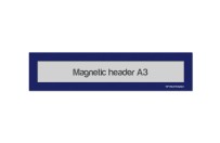 Magnetic window A3 headers | Blue