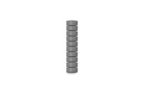 Whiteboard magnets round 15mm | Gray