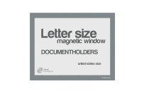 Magnetic windows Letter (US size) | Gray