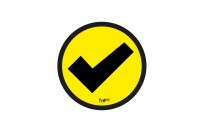 Check magnet 3cm | Yellow