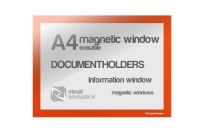 Magnetic Window A4 erasable | Orange