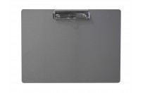 Clipboard magnetic A4 incl. paper clip (landscape) | Gray