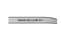 Magnetic strip c-profile 3x100cm