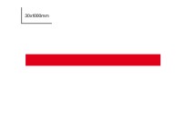 Magnetic strip 3cm x 100cm | Red