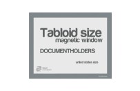 Magnetic windows Tabloid (US size) | Gray