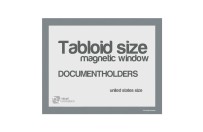 Magnetic windows Tabloid (US size) | Gray