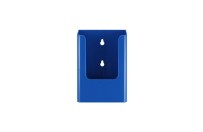 Leaflet holder magnetic A6 - portrait (colour) | Blue