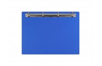 Magnetic ring binder clipboard A4 - landscape | Blue