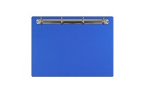 Magnetic ring binder clipboard A4 - landscape | Blue