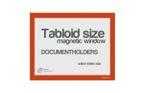 Magnetic windows Tabloid (US size) | Orange