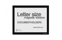 Magnetic windows Letter (US size) | Black