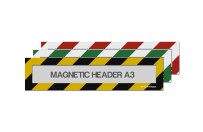 Magnetic window A3 headers (mixed colours)