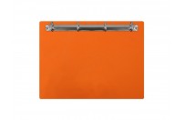 Magnetic ring binder clipboard A4 - landscape | Orange
