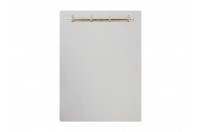 Magnetic ring binder clipboard A3 - portrait | White