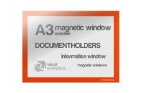 Magnetic Window A3 erasable | Orange