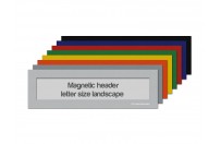 Magnetic window header letter landscape (US size)