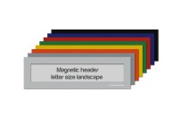 Magnetic window header letter landscape (US size)