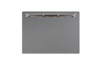 Magnetic ring binder clipboard A4 - landscape | Gray