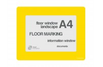 Floorwindows A4 (single) | Yellow