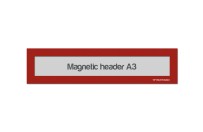 Magnetic window A3 headers | Red