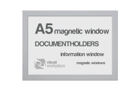 Magnetic windows A5 | Silver-gray