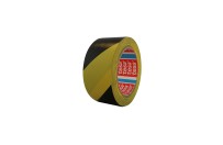 Floor marking tape (striped) | Zwart / Geel