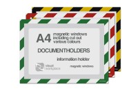 Magnetic windows A4 incl. cut out (various colours)